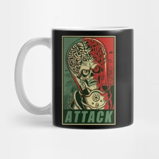 Attack! Green & Red Mug